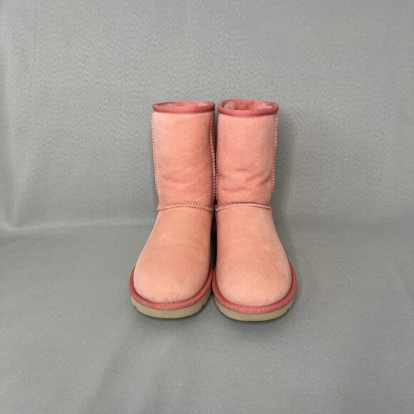 Women's UGG Boots Pink Blossom Classic Short Suede Wool Boho Style #1016223 Sz 7 - Picture 6 of 15